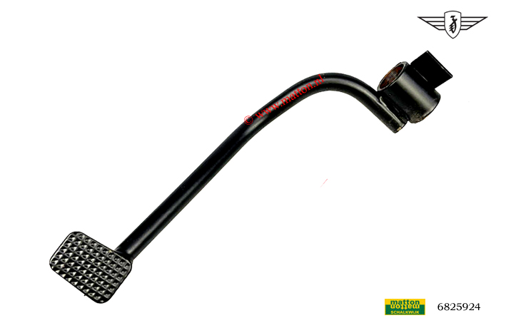 6825924 Rempedaal smal Zundapp 540 zwart kaal 6825924 Rempedaal smal Zundapp 540 zwart kaal